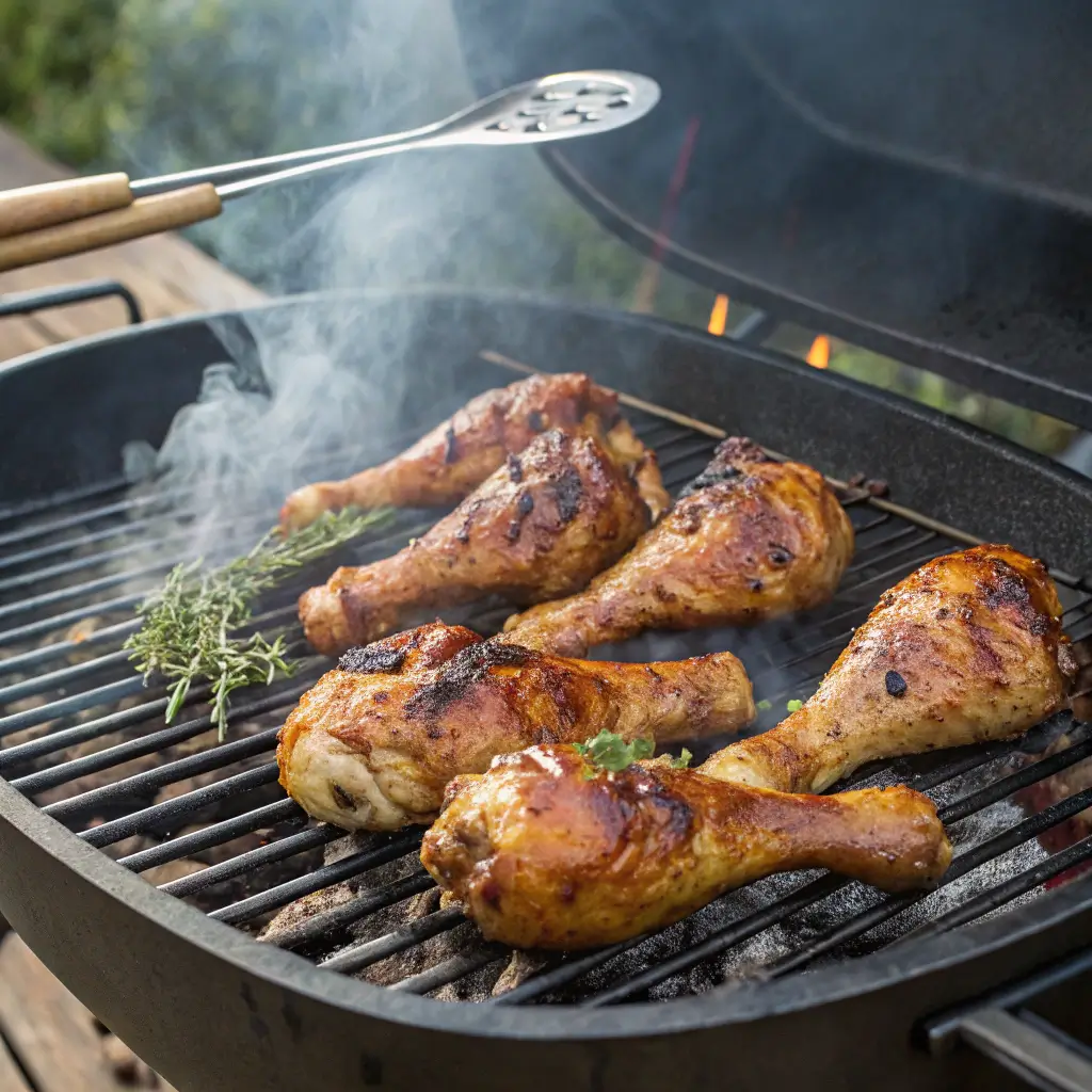 grilling 6 turkey drumsticks