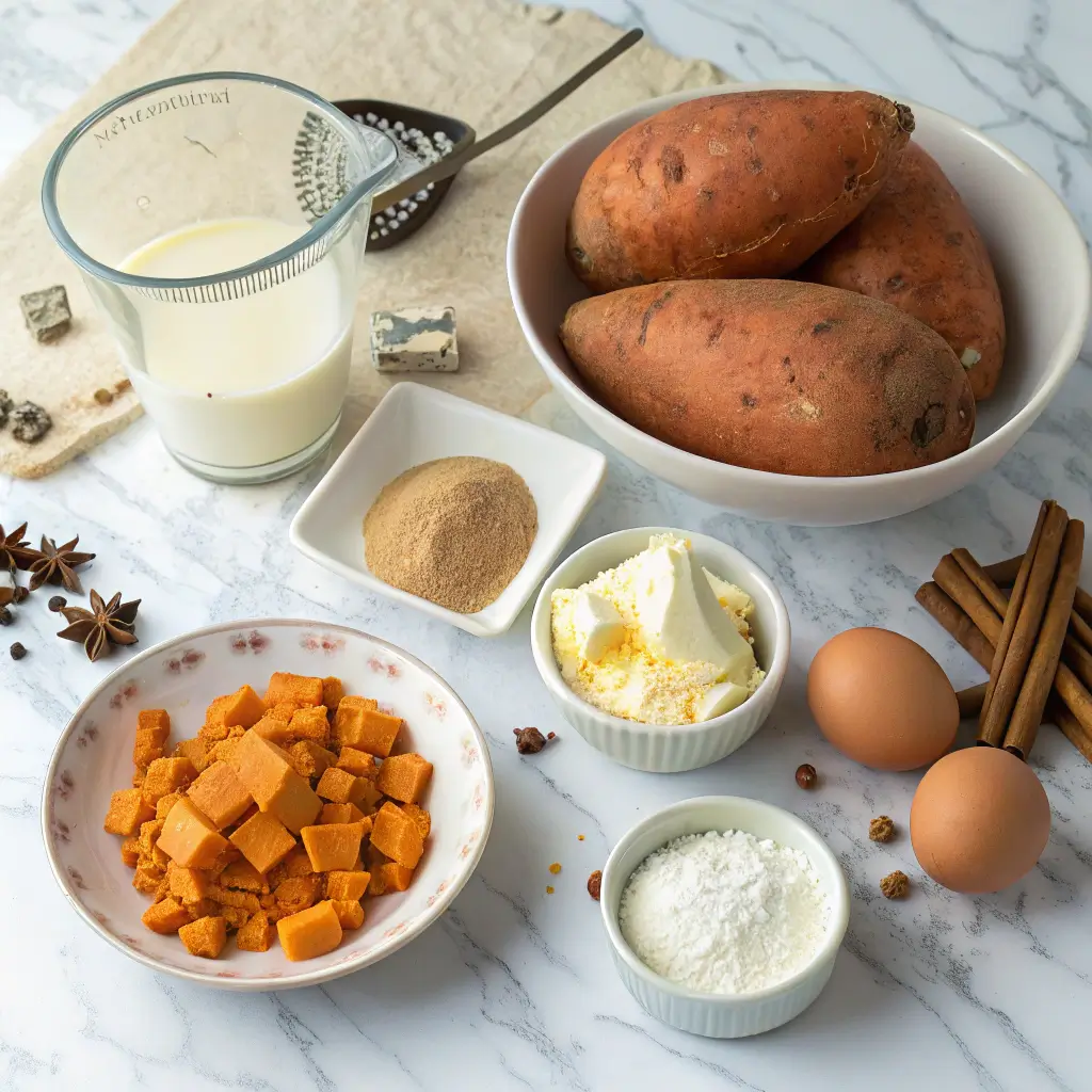 sweet potato pie ingredients