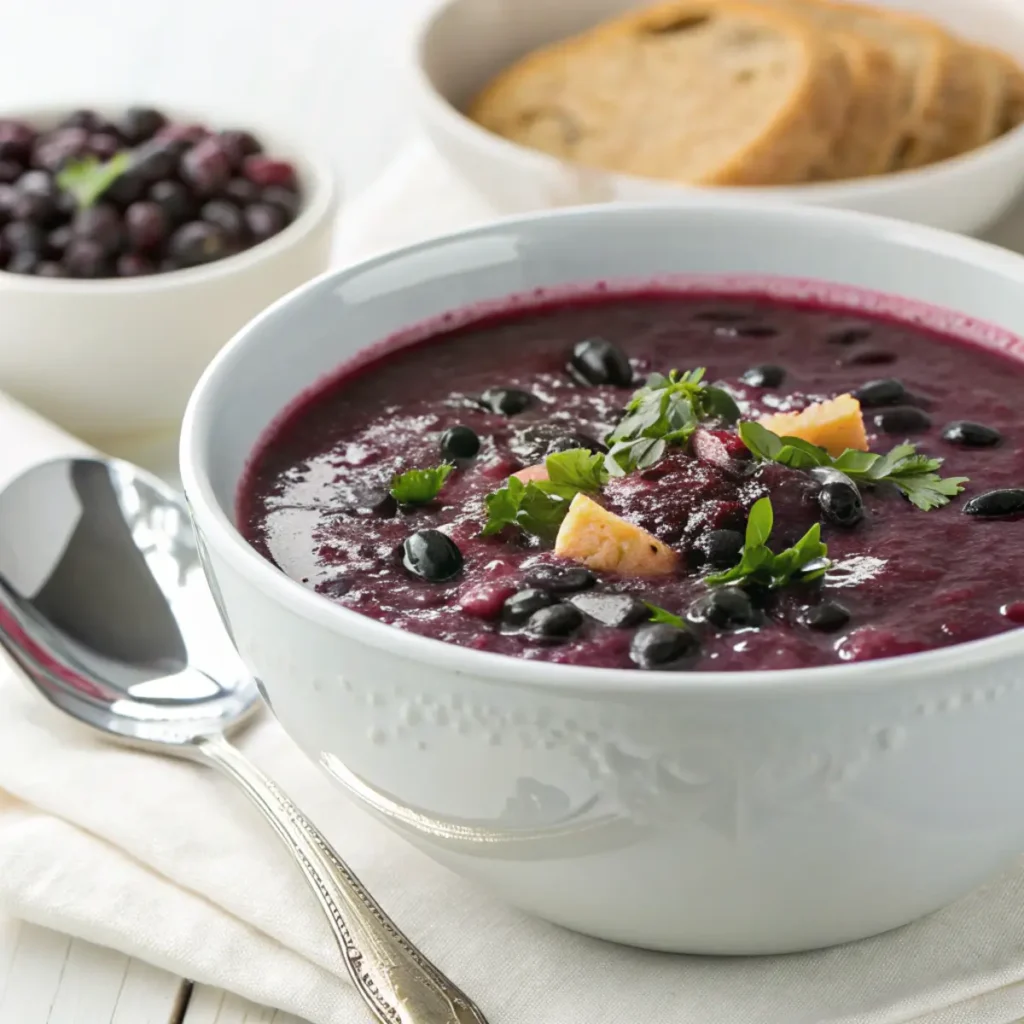 Purple Black Bean Soup