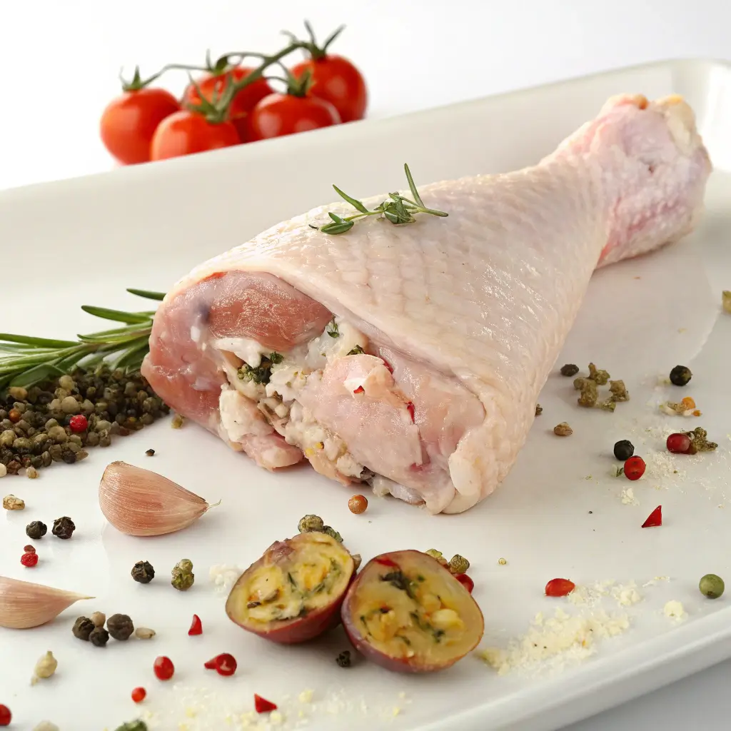 raw turkey drumstick