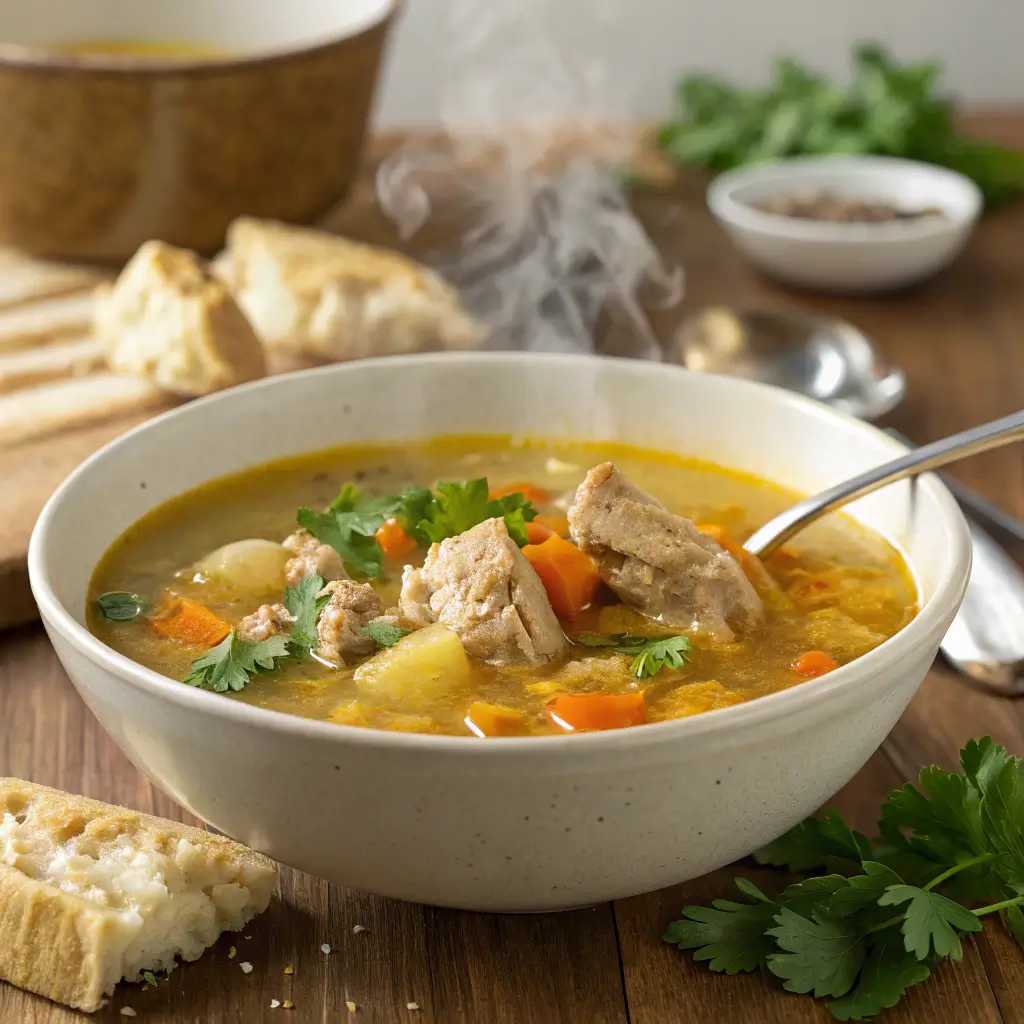 turkey neck soup