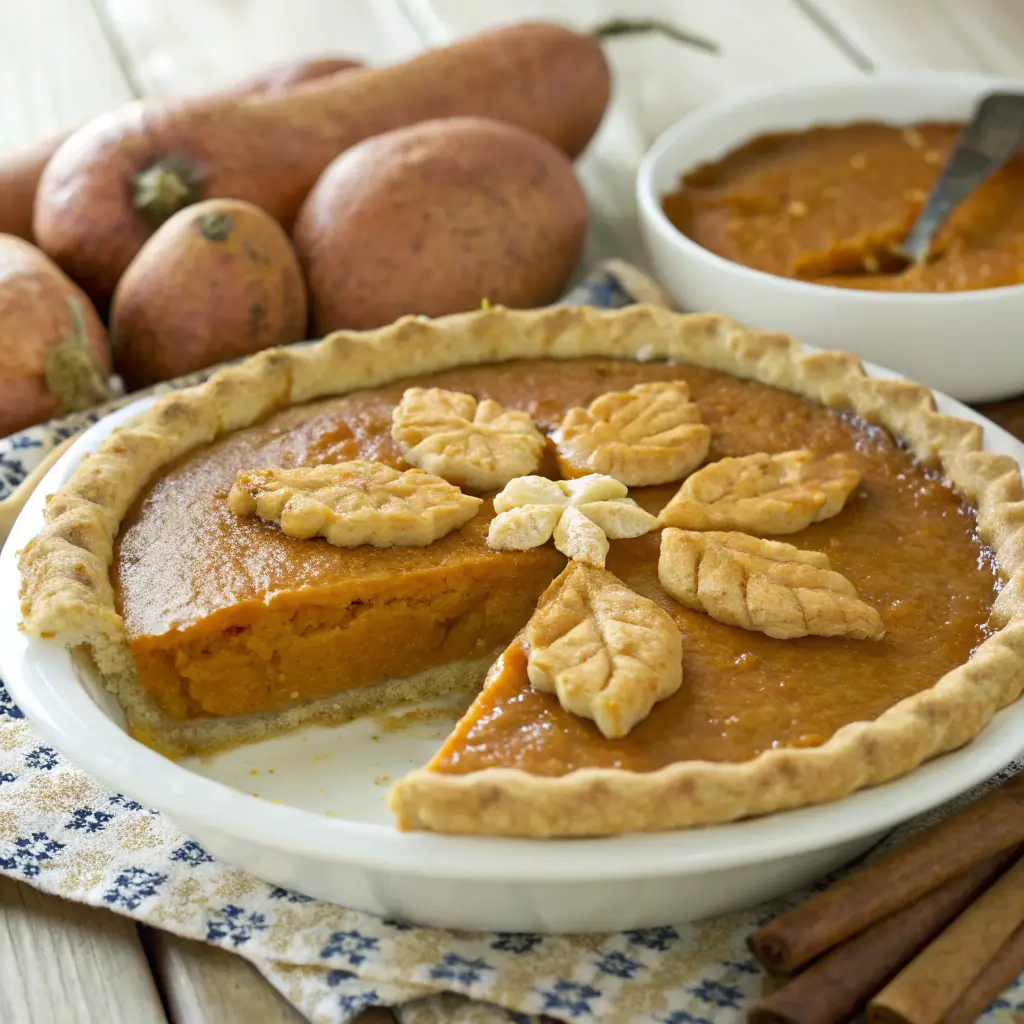 two-crust sweet potato pie