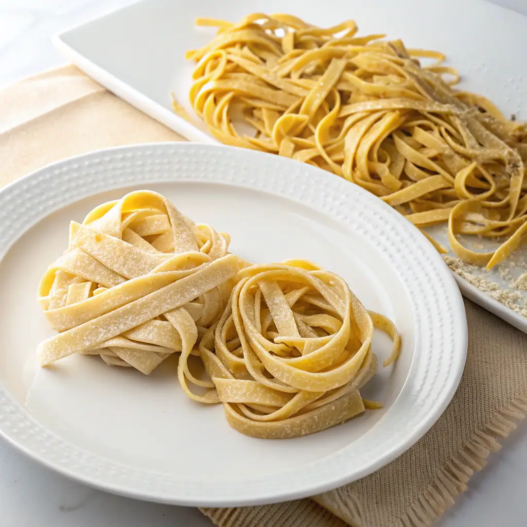 Tagliatelle and Taglierini Pasta