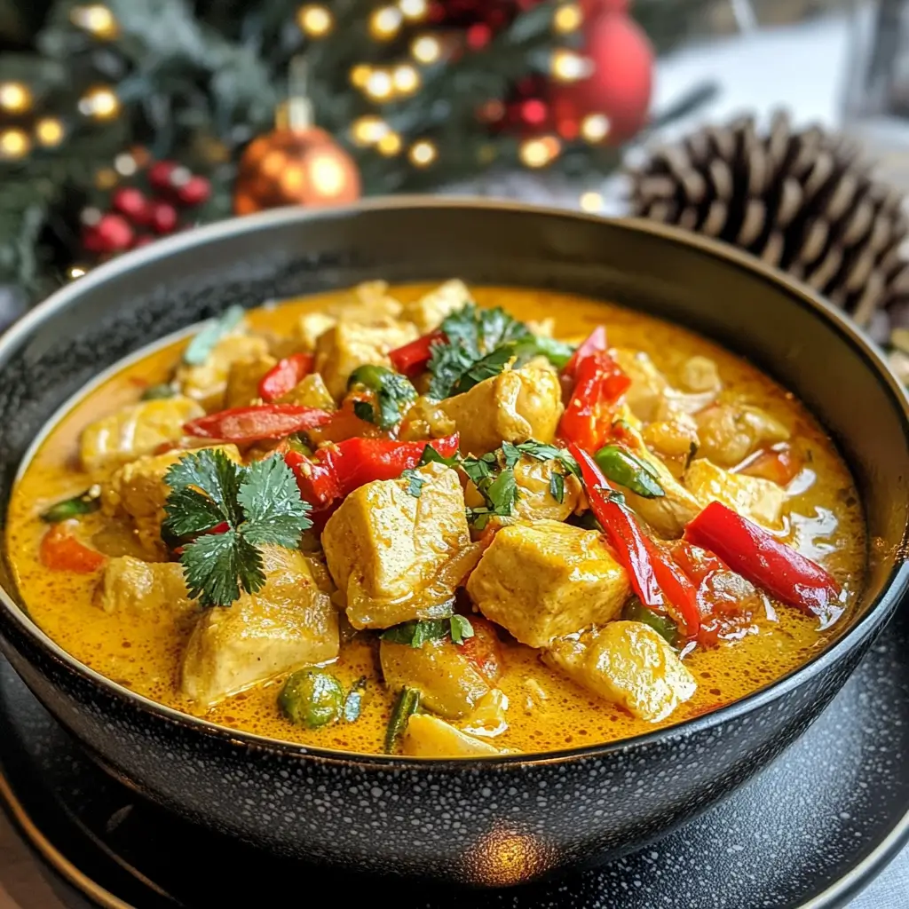 A bowl of vibrant curry with vegetables and herbs, highlighting the question – What is the difference between yellow and golden curry?