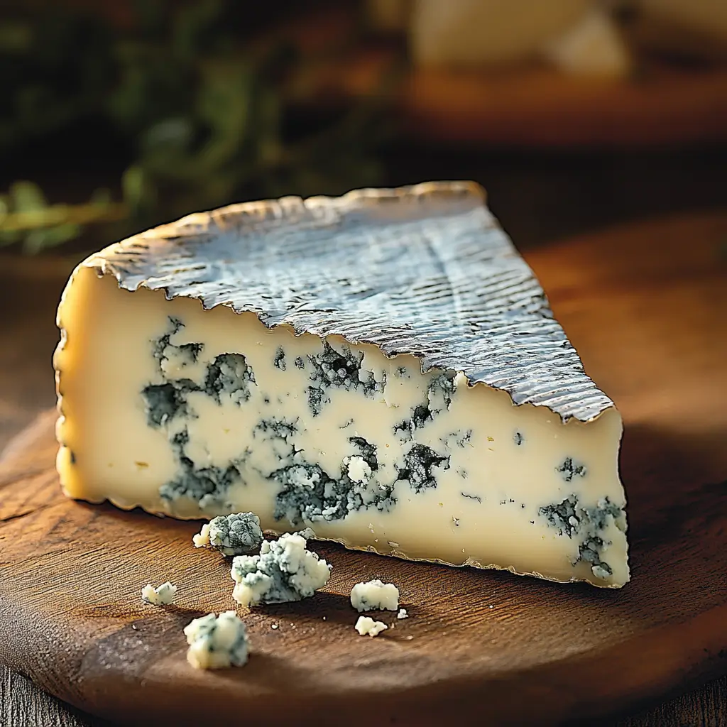 What's the blue stuff in blue cheese?