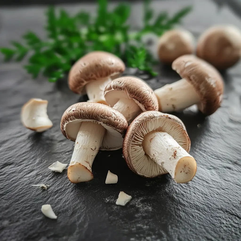 button mushrooms