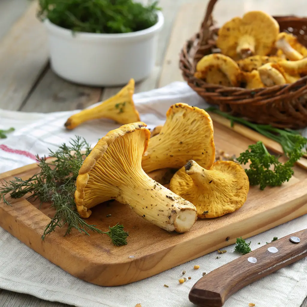 chanterelle mushrooms for creamy sauces