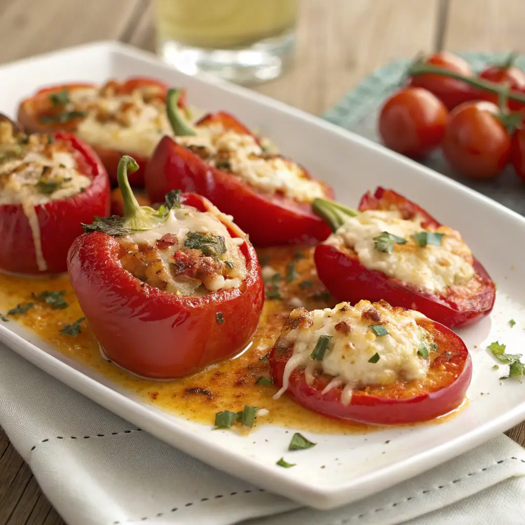 cherry peppers stuffed with cheese