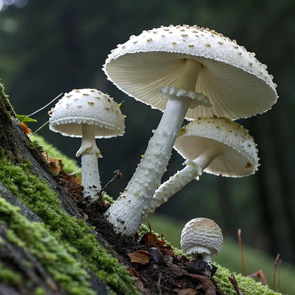 death cap mushrooms