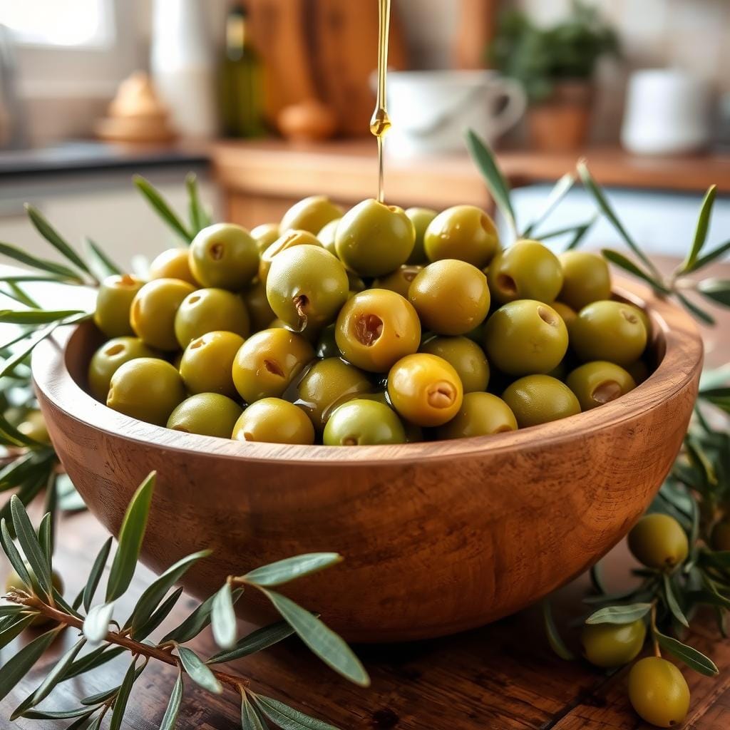 green olives