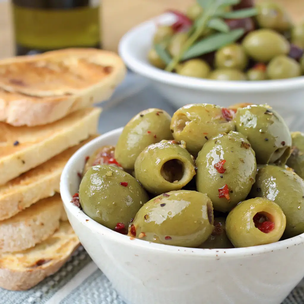 green olives