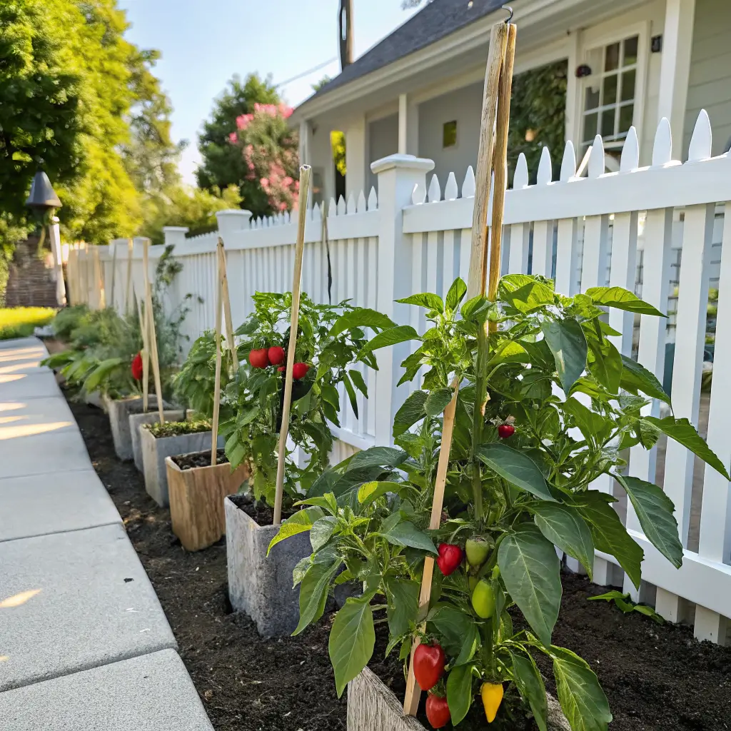 growing cherry peppers in small home garden