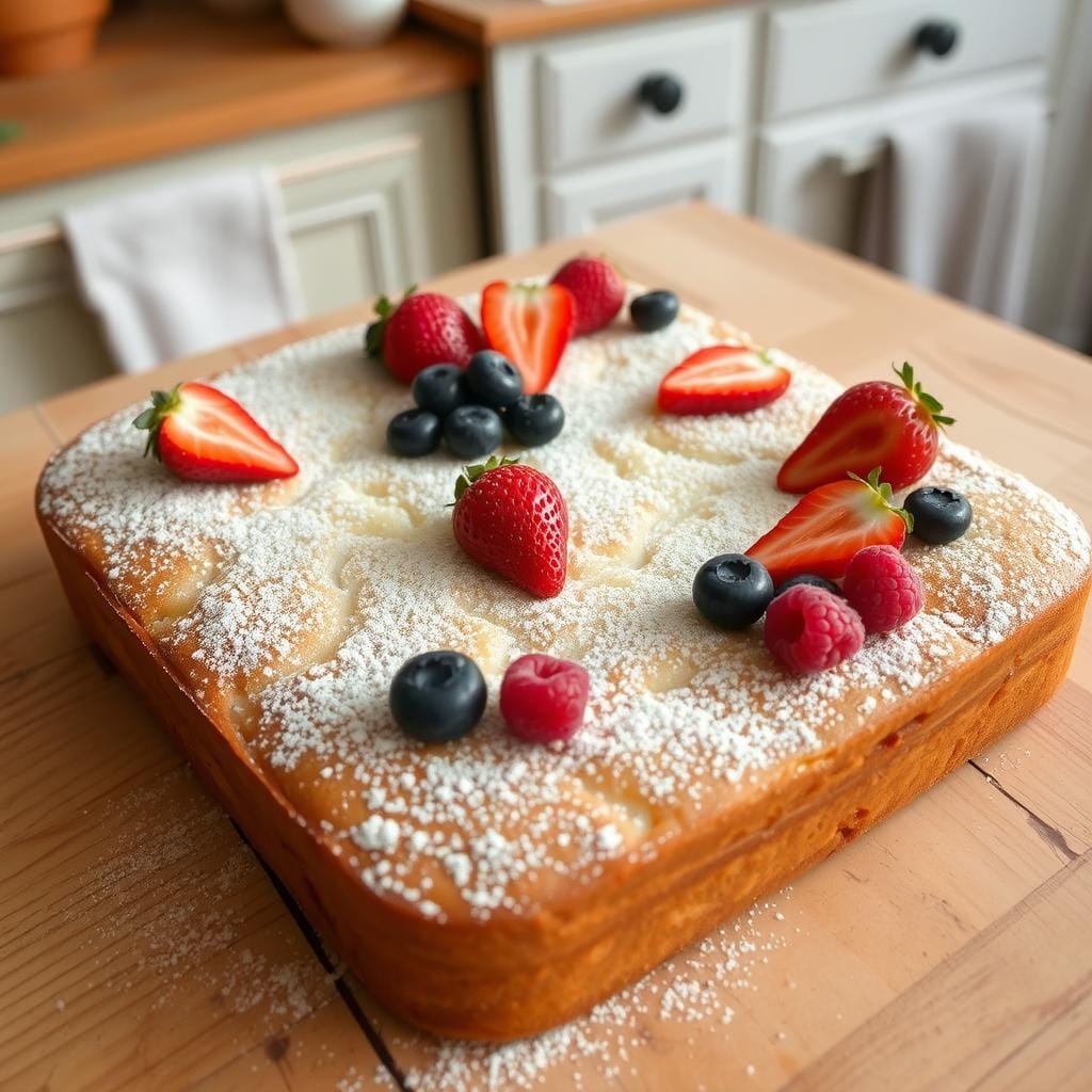 kefir sheet cake