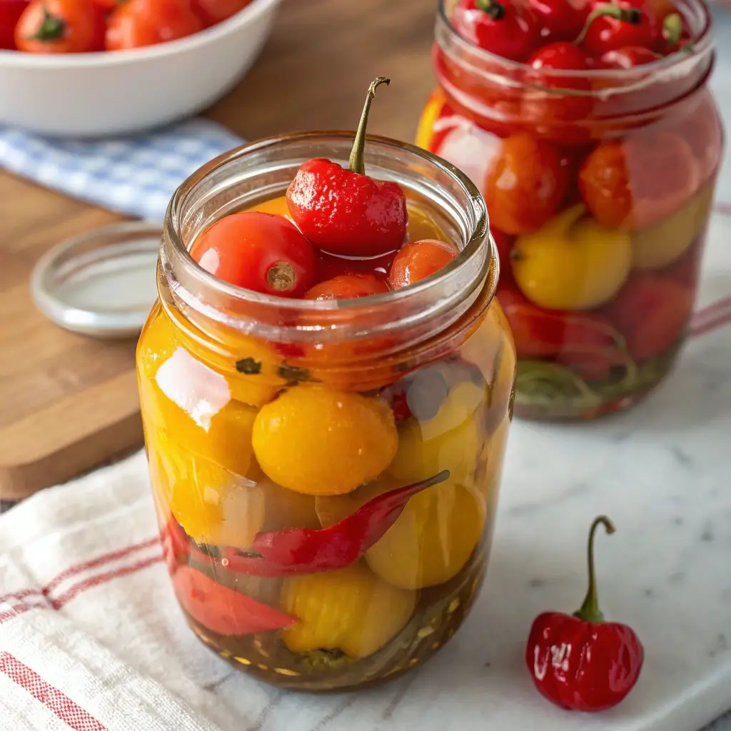 pickled sweet cherry peppers