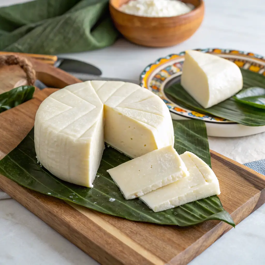 quesillo cheese used in traditional mexican dishes