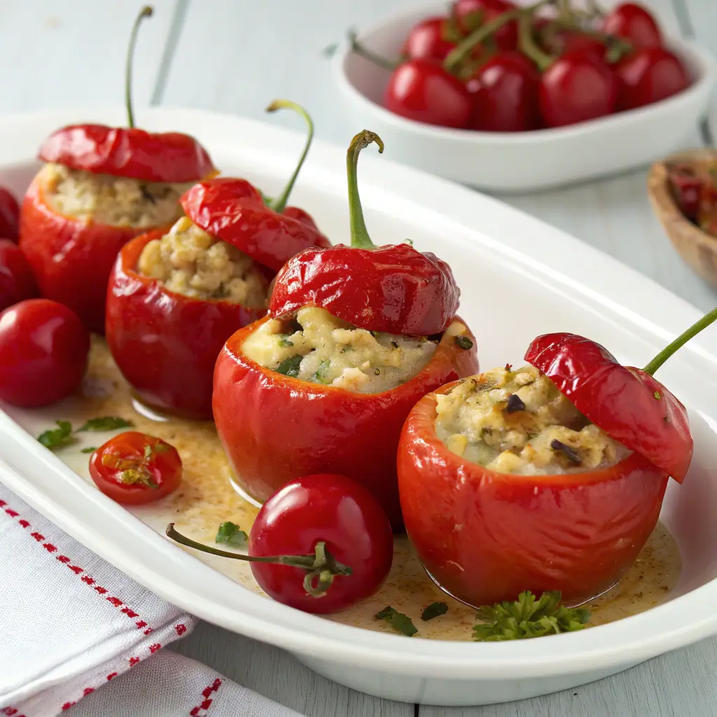 stuffed cherry bomb peppers