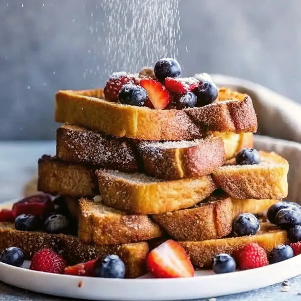 French Toast with Cinnamon Sugar