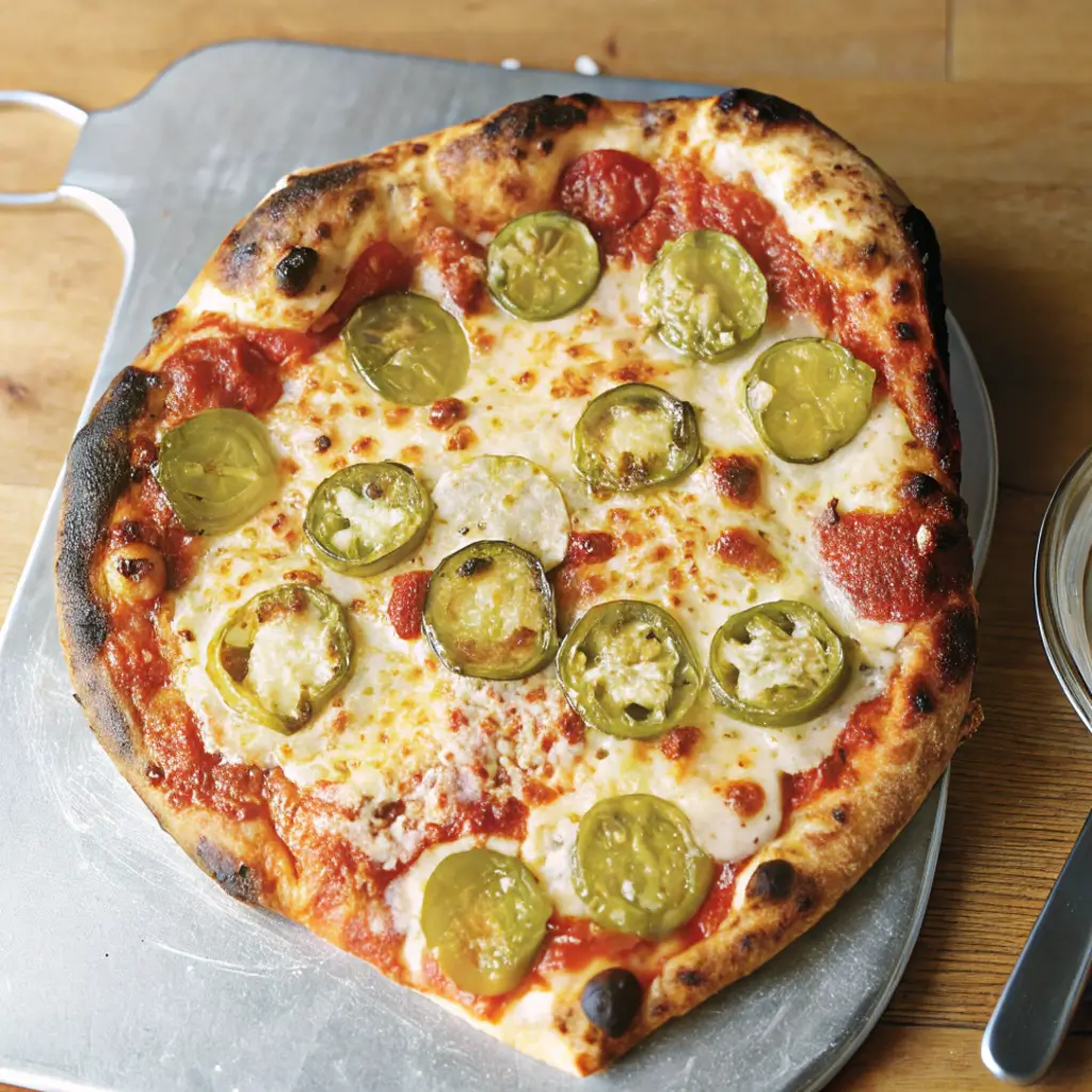 Who invented pickles on pizza?