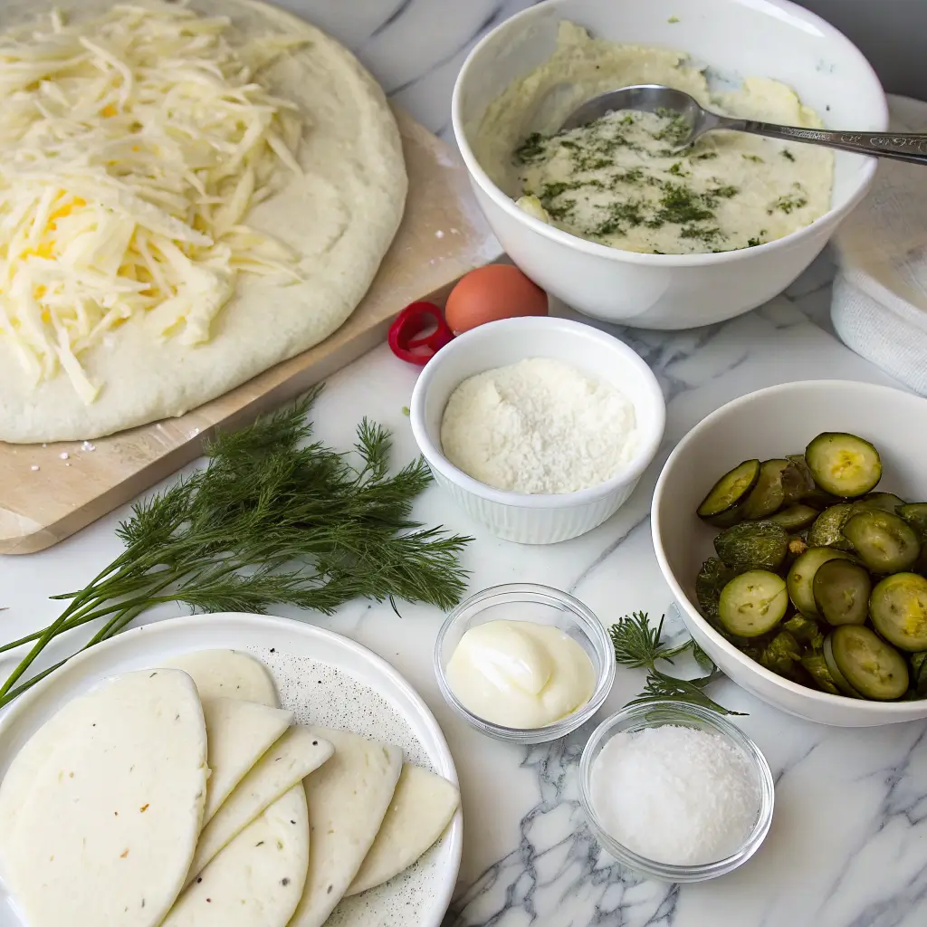 pickle pie pizza ingredients