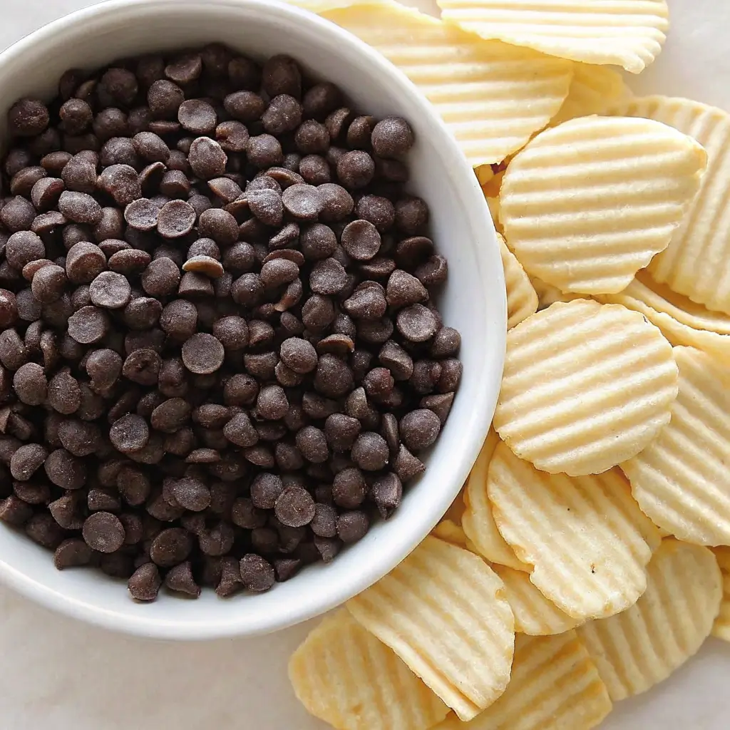 chocolate covered potato chips