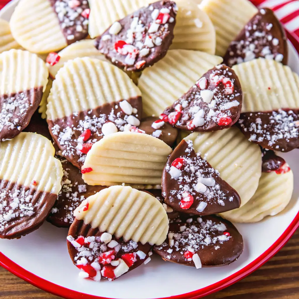 chocolate covered potato chips